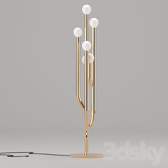 cacti glow brass table lamp