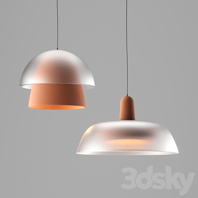 Terracotta ceiling light
