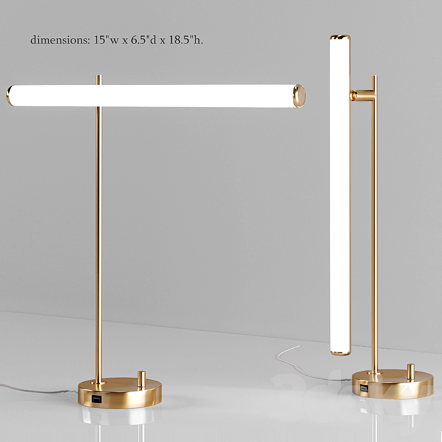 Light rods led & usb table lamp Clearance