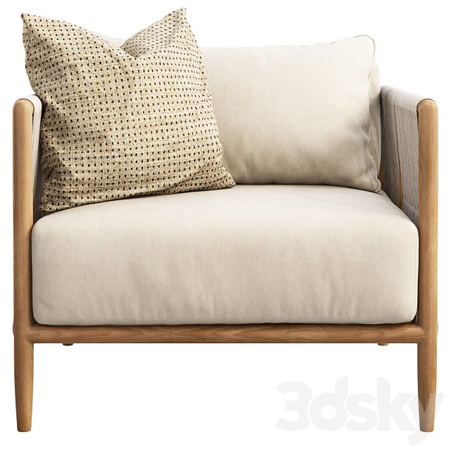 3d Models Arm Chair Brown Jordan Maldives Lounge Chair