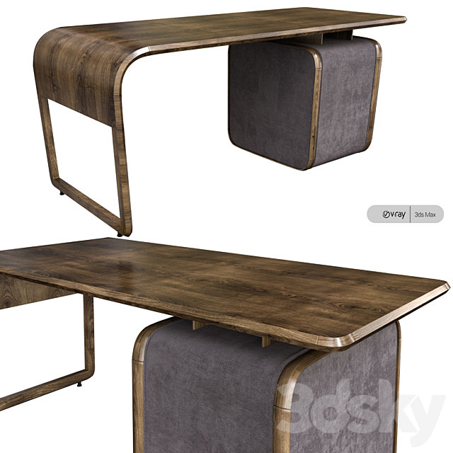 3d Models Office Furniture Woody Desk