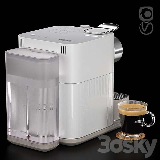 De'Longhi Nespresso Gran Lattissima EN650W - Kitchen appliance - 3D Models
