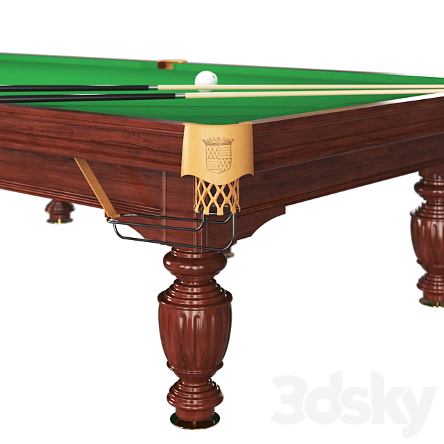3d models: Sports - Classic Pool Table