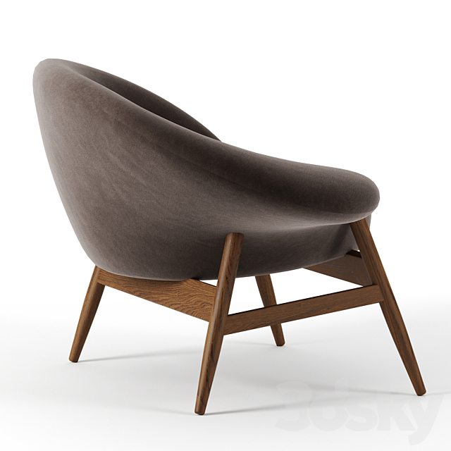 3d Models Arm Chair Fried Egg Chair By Warm Nordic