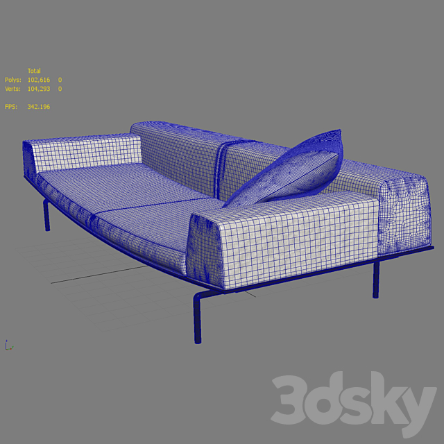 3d Models Sofa Living Divani Sumo Sofa