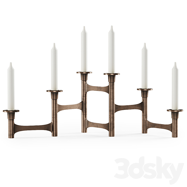 3d Models Other Decorative Objects House Doctor Candle Holder Metal Candlestick