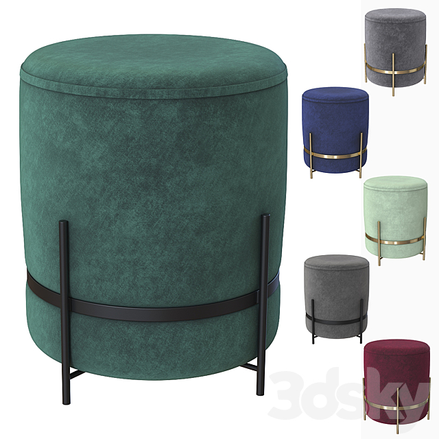 3d Models Other Soft Seating Ottomans Westwing Pouf In Velluto Haven На яндекс.маркете — с 11 августа 2015 года. 3dsky