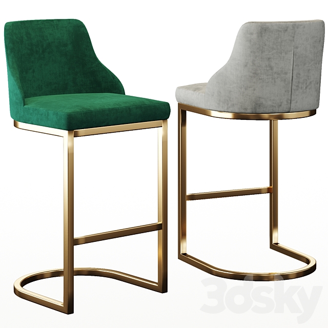 Form bar stool Chair 3D Models