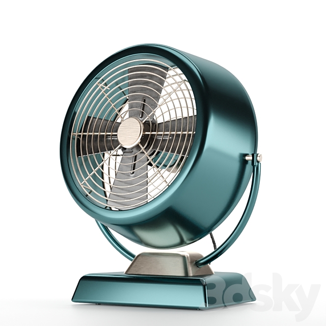 3d Models Other Decorative Objects Mid Century Fan Model