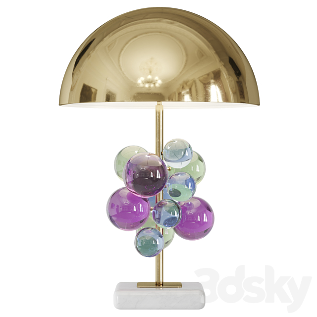 Globo Table Lamp Multicolored By, Jonathan Adler Desk Lamp