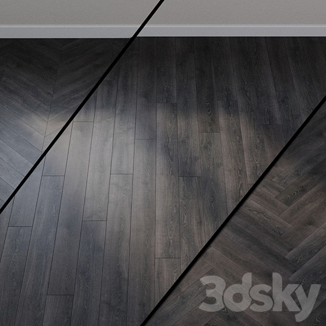 Item No 535190 Haro Laminate Floor, Black Oak Effect Laminate Flooring