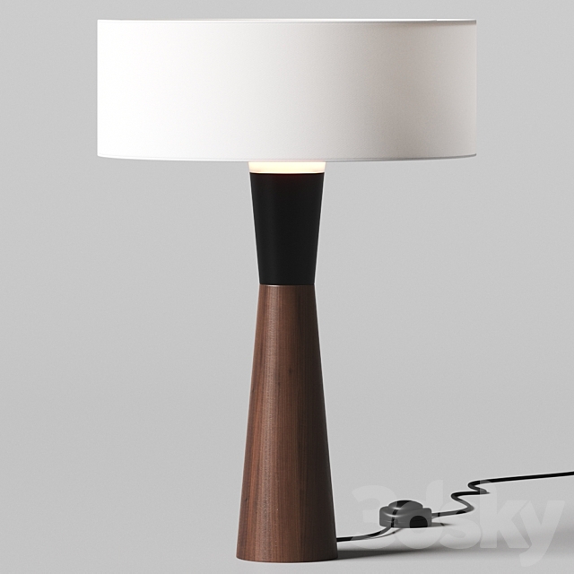 Cb2 Exclusive Exposior Walnut Table, Walnut Wooden Table Lamps