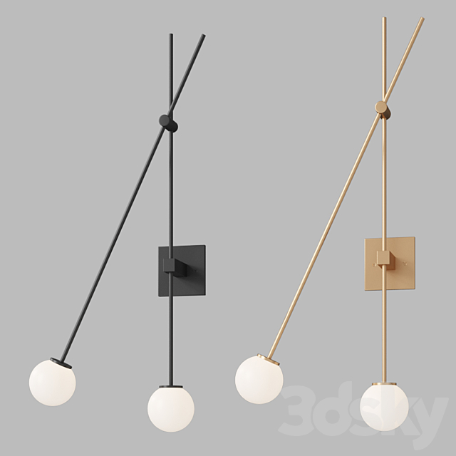 Atelier De Troupe Tempo Wall Light 3d Models