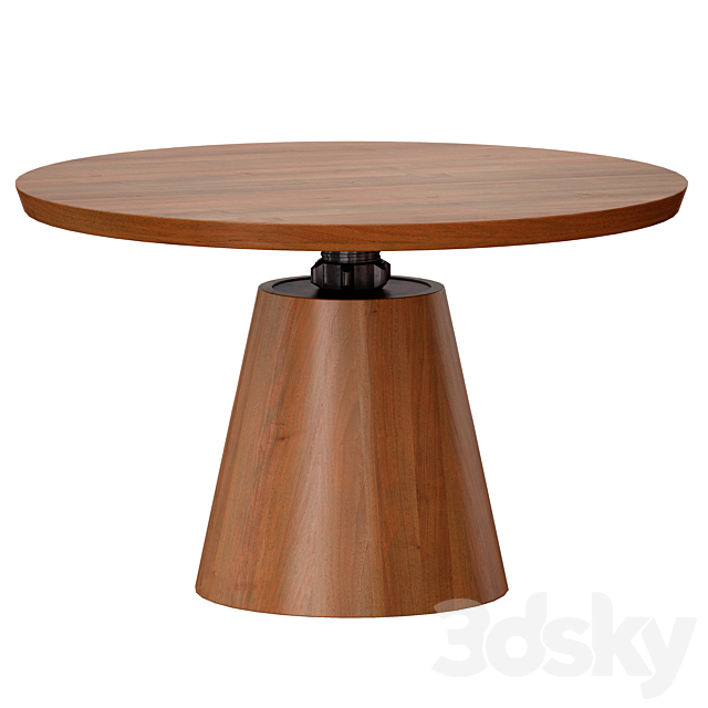 3d Models Table Revolve 48 Round Adjustable Height Dining Crate And Barrel Revolve 48 Round Adjustable Height, Adjustable Round Dining Table