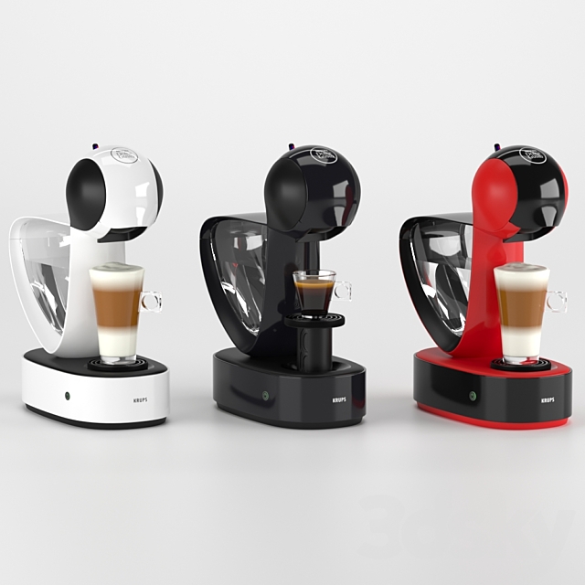 Coffee machine Nescafe Dolce Gusto Krups Infinissima - Kitchen appliance -  3D Models