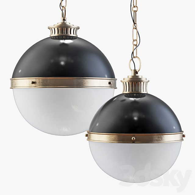Emerson 1-light single globe pendant 