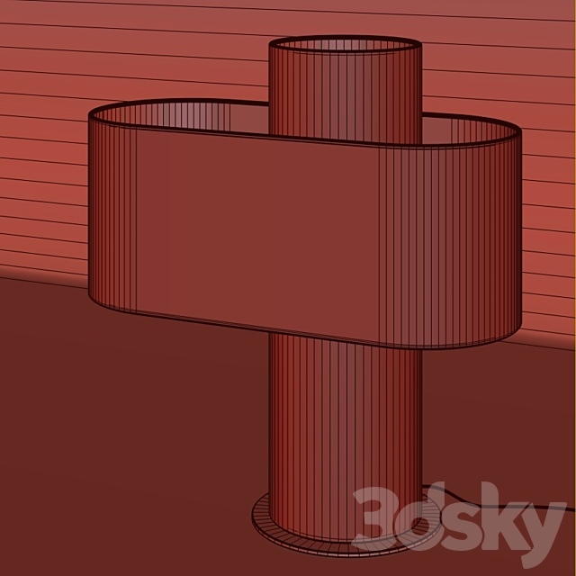 CRATE & BARREL Heron Glowing Table Lamp Table lamp 3D Models