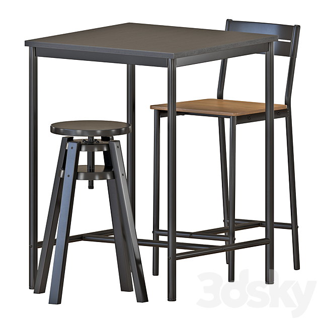 Ikea Sandsberg Bar Table And Stools, High Bar Table Ikea