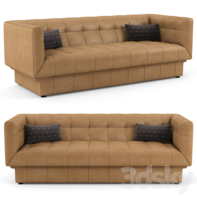 Ezri Leather Sofa 3d Models, Is Leather Furniture Still In Style 2020