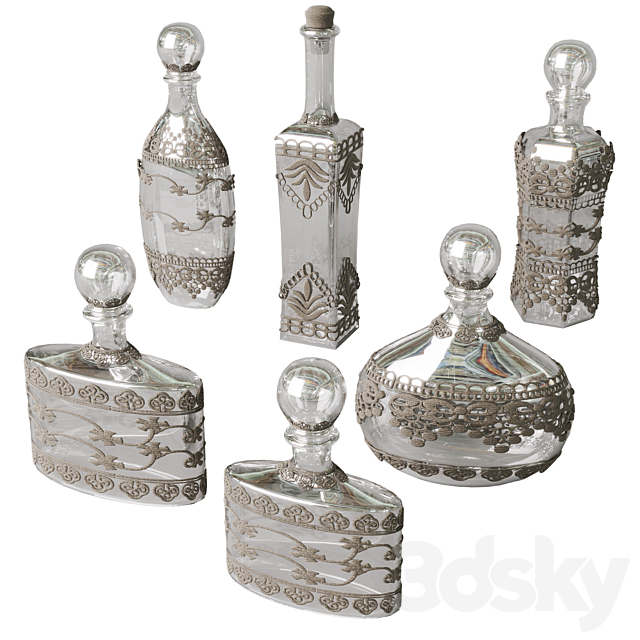 macrame decanters Other kitchen accessories 3D Models