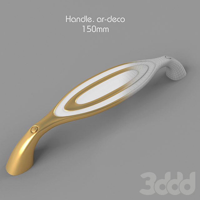 3d Modeli Drugoe Ruchka Dlya Mebeli Ar Deko