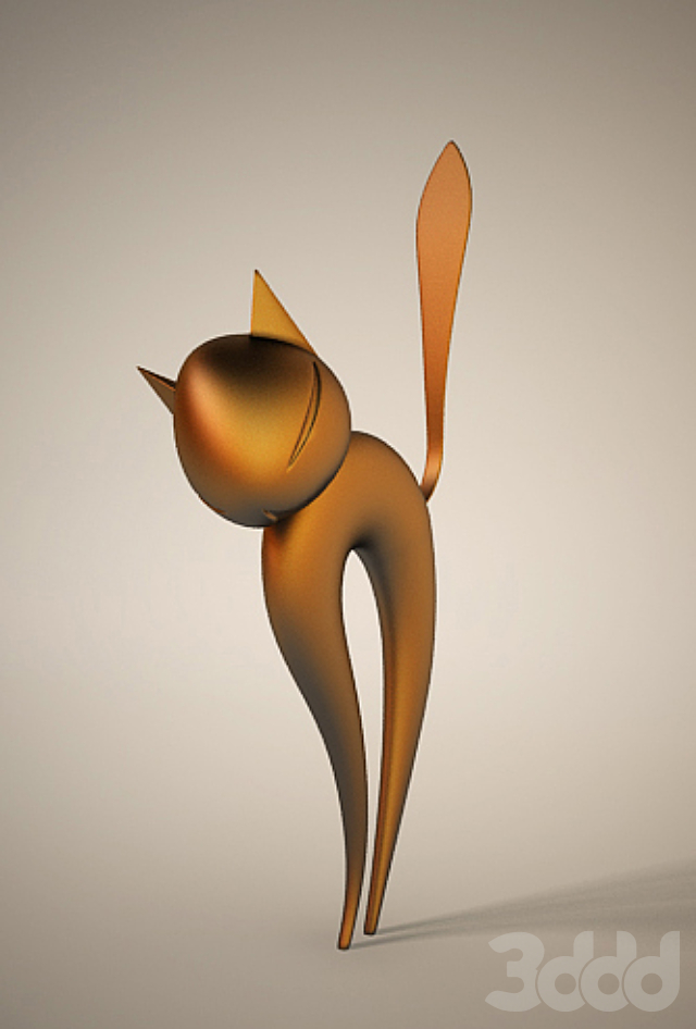 3d Modeli Drugie Predmety Interera Koshechka Podstavka Pod Dver