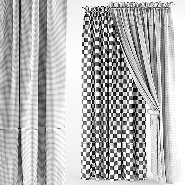 3d модели: Шторы - Curtains #9