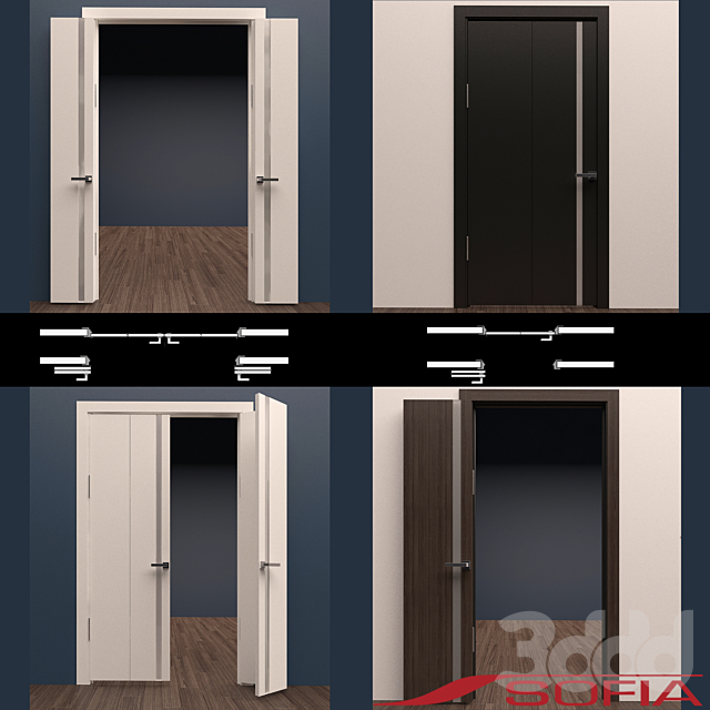 3d Modeli Dveri Povorotno Sdvizhnye Dveri Compack Firma Sofia