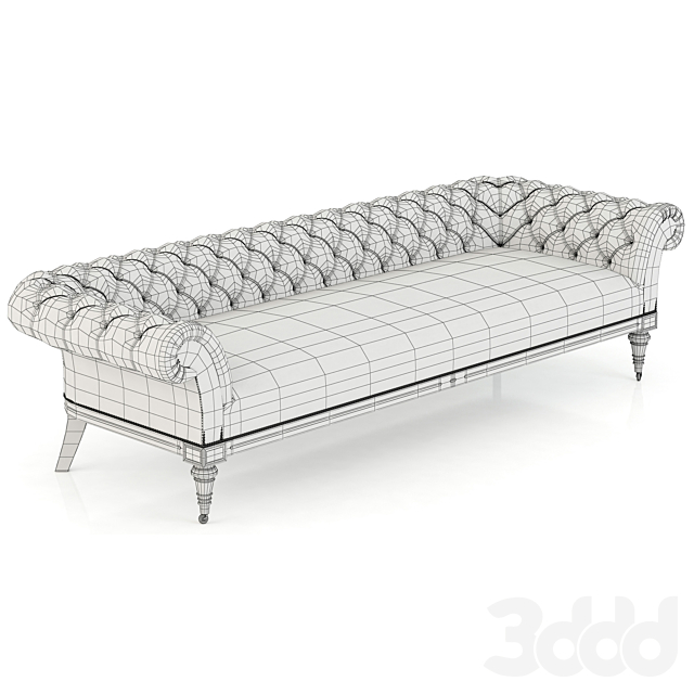 3d модели: Диваны - Restoration Hardware Islington Chesterfield Upholstered Sofa