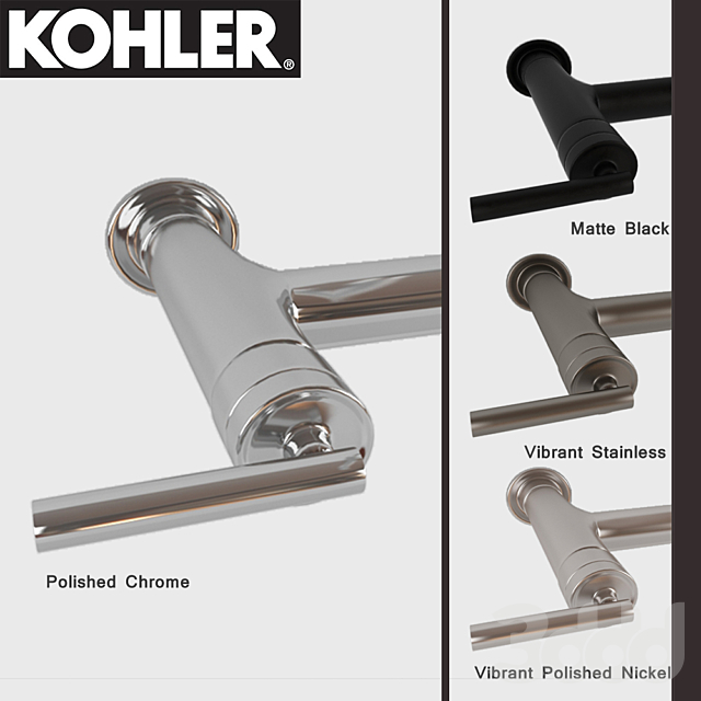 3d модели: Смеситель - Kohler faucet