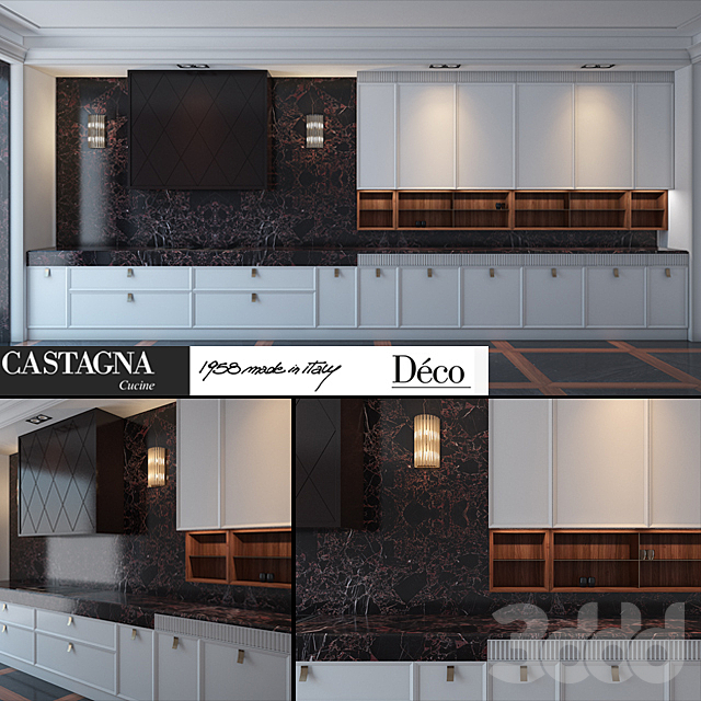 3d modeli kuhni castagna cucine deco