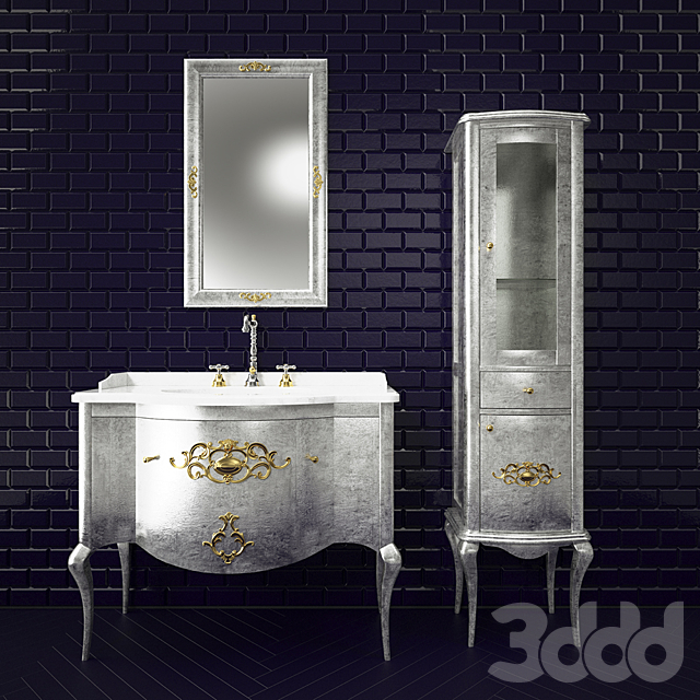 3d Modeli Mebel Mebel Dlya Vannoj Il Tempo Del Trendy Deluxe