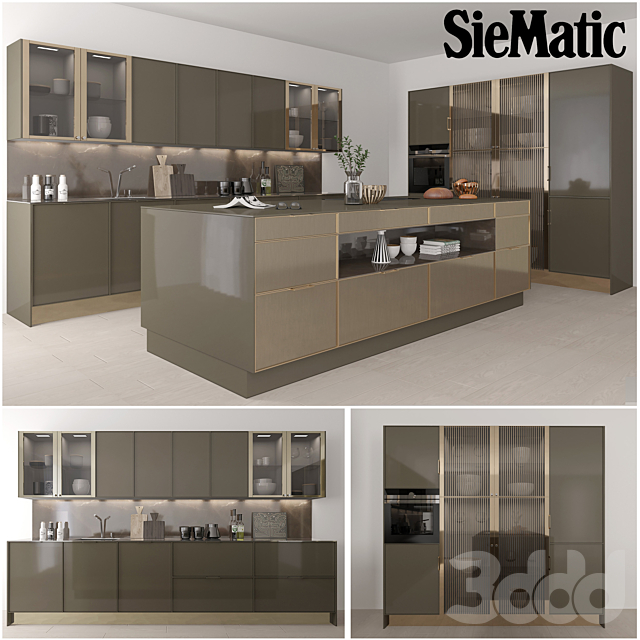 3d modeli kuhni kuhnya siematic