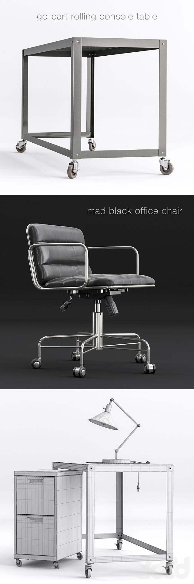 3d модели Офисная мебель CB2 office furniture