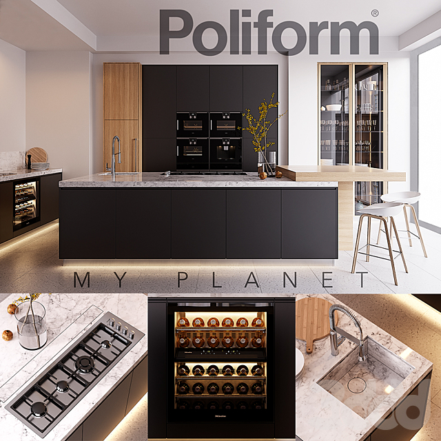 kuhnya poliform varenna my planet 4