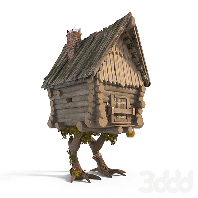 3d Modeli Zdanie Izbushka Na Kurih Nozhkah