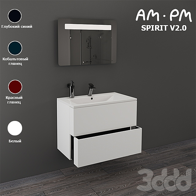 3d Modeli Mebel Mebel Dlya Vannoj Komnaty Am Pm Spirit V2 0