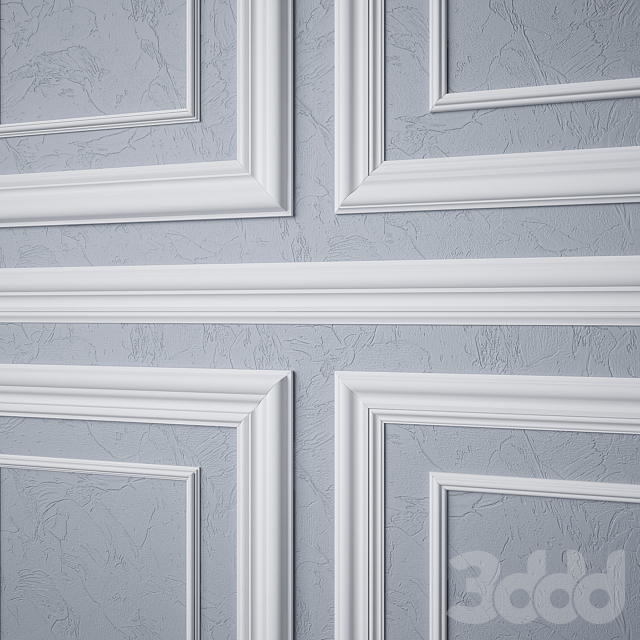 Set of Moldings 3 - Лепнина - 3D Модель