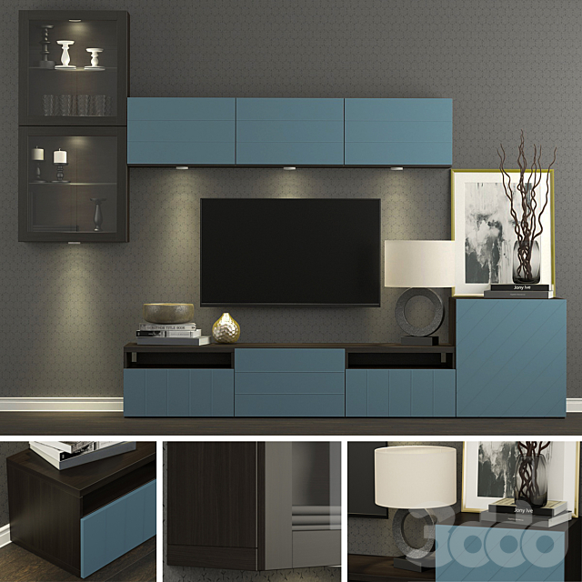 shkaf dlya tv ikea besto