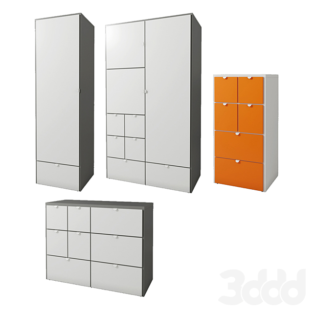 3d modeli shkafy shkafy i komody