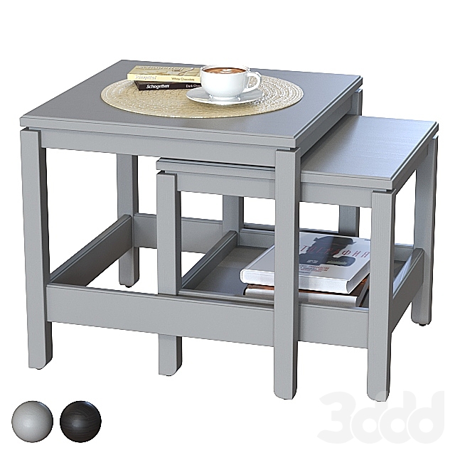 3d modeli stoly stoliki ikea havsta
