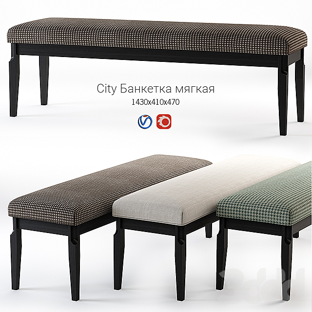 3d Modeli Drugaya Myagkaya Mebel Dantone Bench City