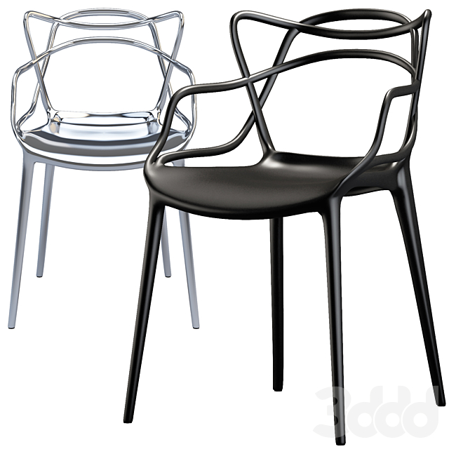 Kartell Masters chair Стулья 3D Модель