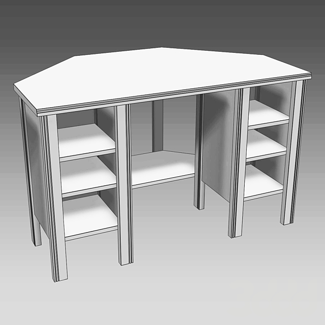 3d modeli stoly ikea brusali uglovoj