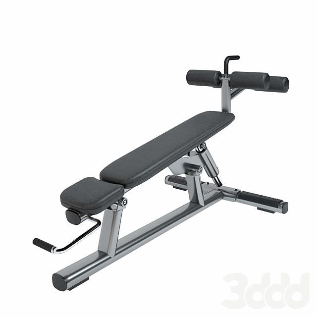 Life Fitness Signature Series Adjustable Abdominal Bench Спорт 3D