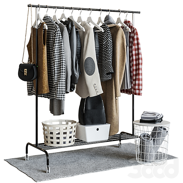 3d modeli prihozhaya ikea rigga