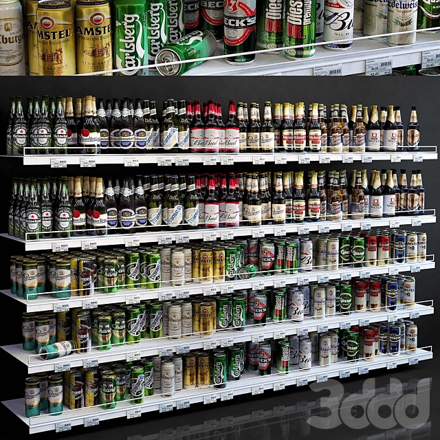 3d Modeli Magazin Vitrina 012 Alkogol
