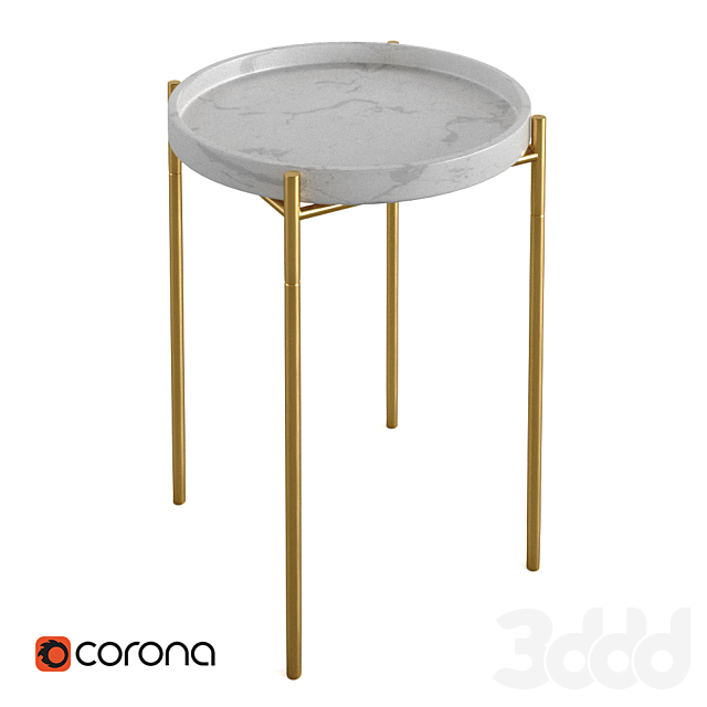 3d модели: Столы - Zara Home Marble Table