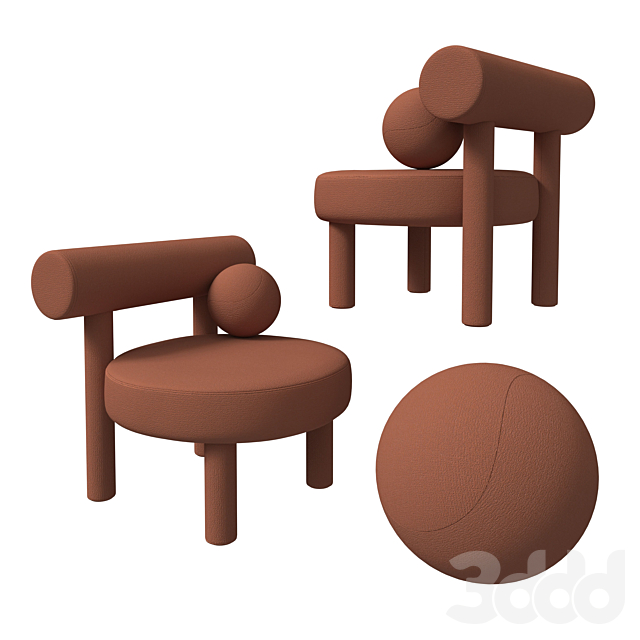 Noom Low Chair Gropius CS1 Free - Кресла - 3D Модель