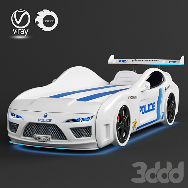 3d modeli krovati detskaya krovat